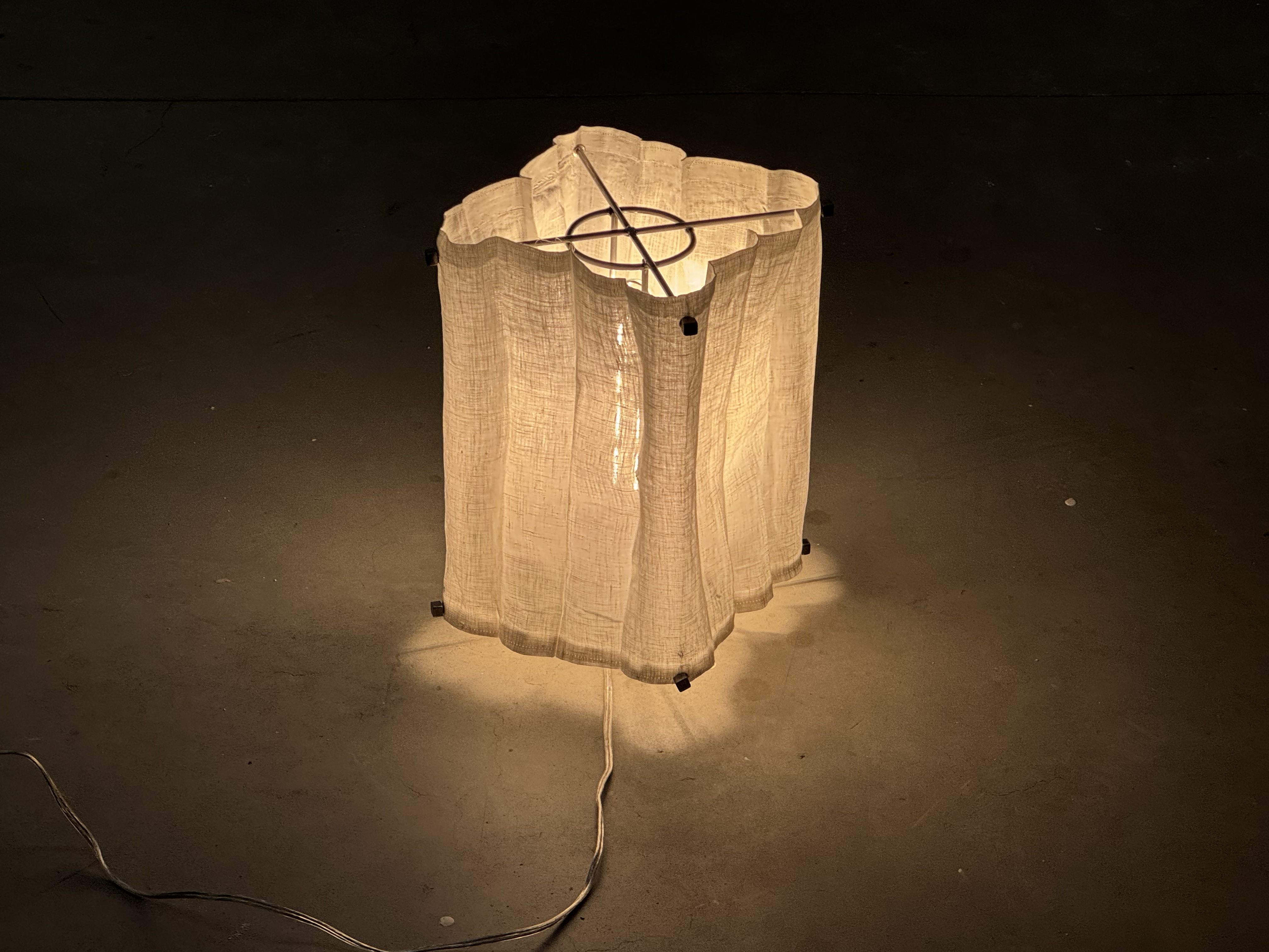 Linen lamp, domestic culture